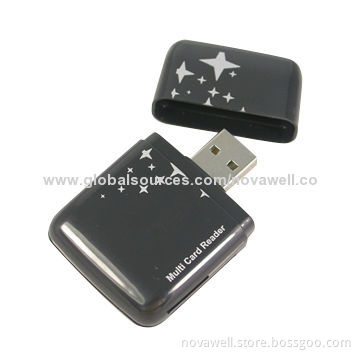 USB2.0 Multi-card Reader, Supports SDHC/Micro SHC, OEM and ODM Orders Welcomed